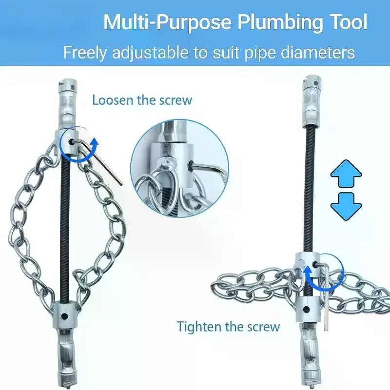 16MM Flex Shaft Drain Descaling Chain Pipe Cleaning Tool