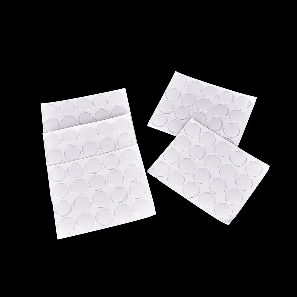 100PCS 1" Round Clear Epoxy Dome Stickers – 3D Bottle Cap Circles