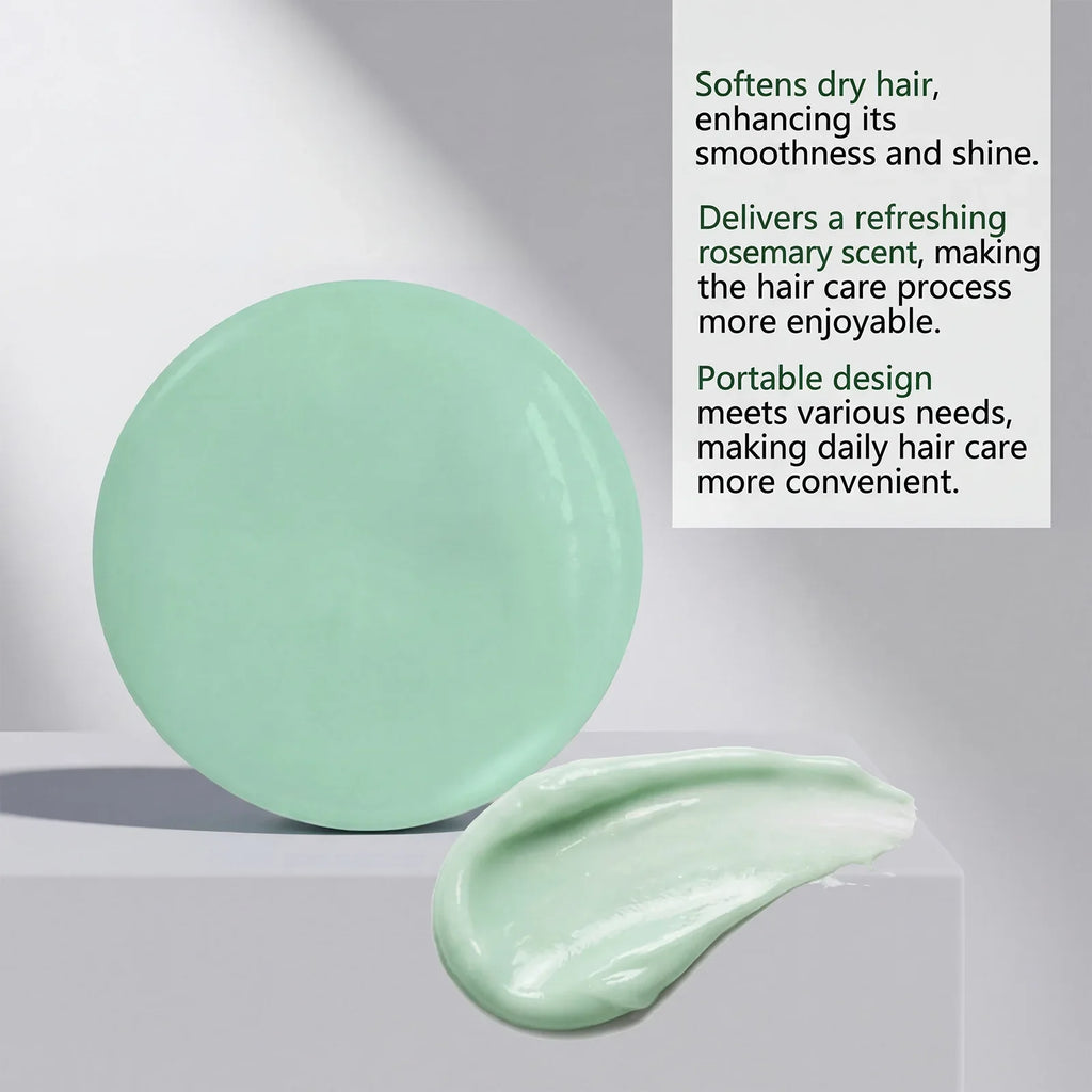 Gleamxi Rosemary Solid Conditioner Bar – Anti-Frizz Hair
