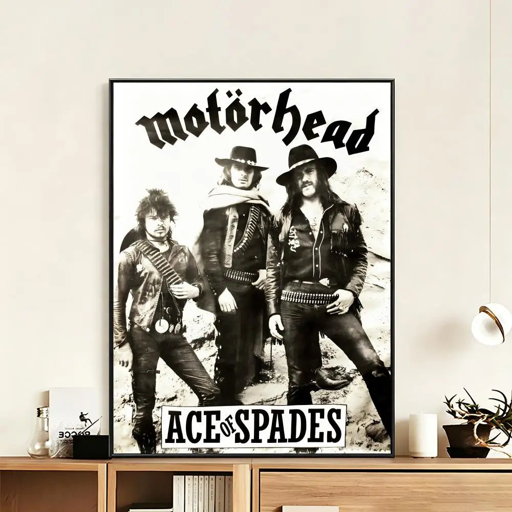 Lemmy Kilmister HD Wall Poster – Rock Music Art Print Décor