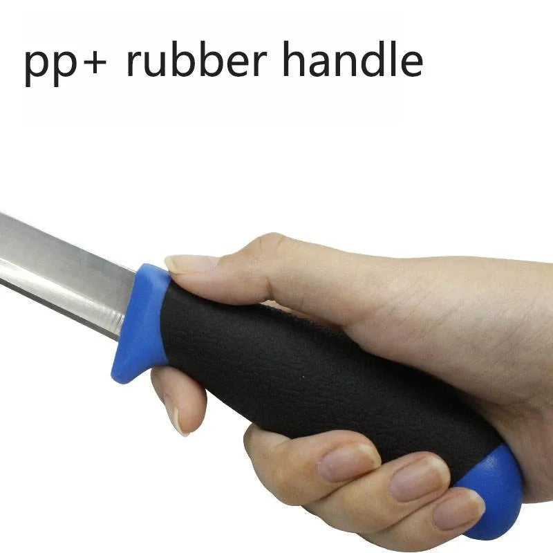 Fish Fillet Knife Stainless Steel Rubber Grip & Sheath