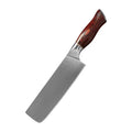 InLeung VG10 Damascus Steel Chef Knife – Wood Handle 18cm