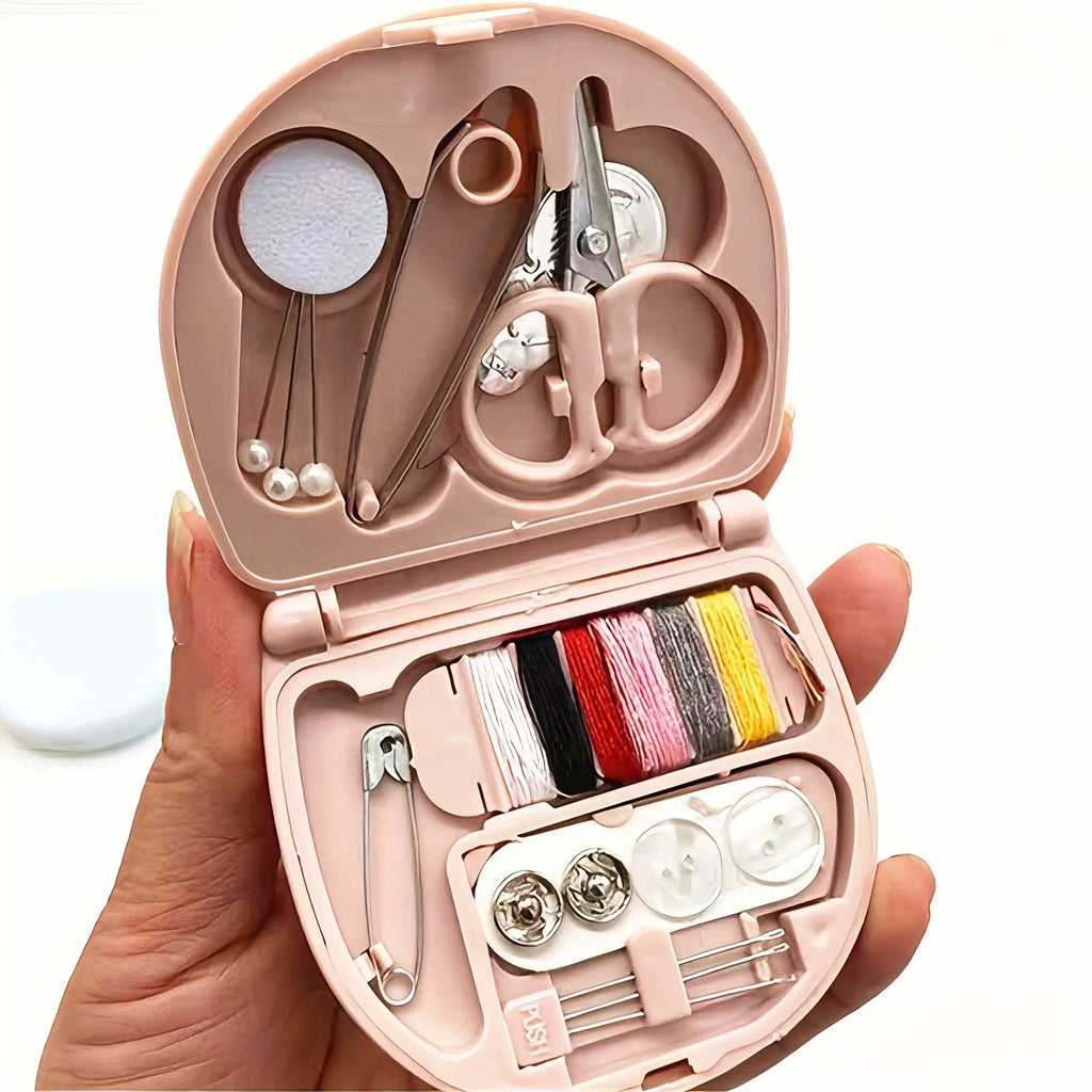 Pink Sewing Kit – Portable Complete Set for Home & Travel