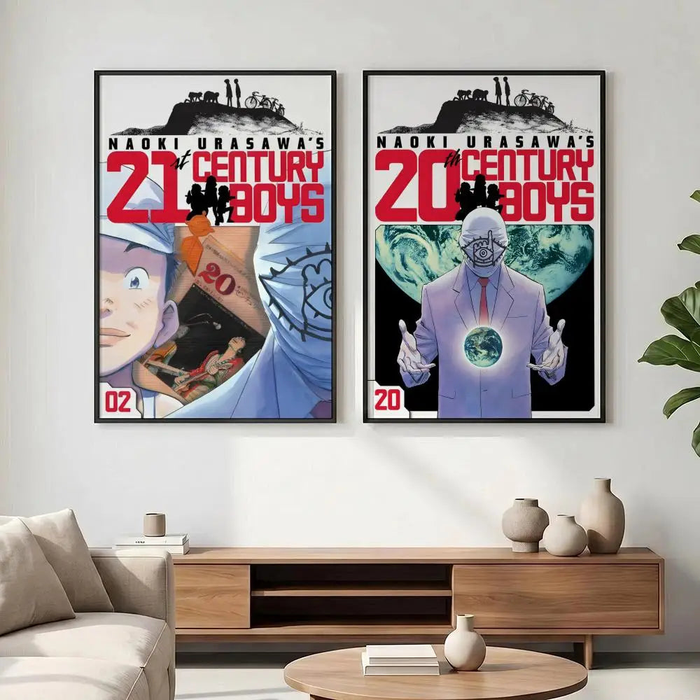 Anime 20th Century Boys HD Poster – Waterproof Sticky Wall Art