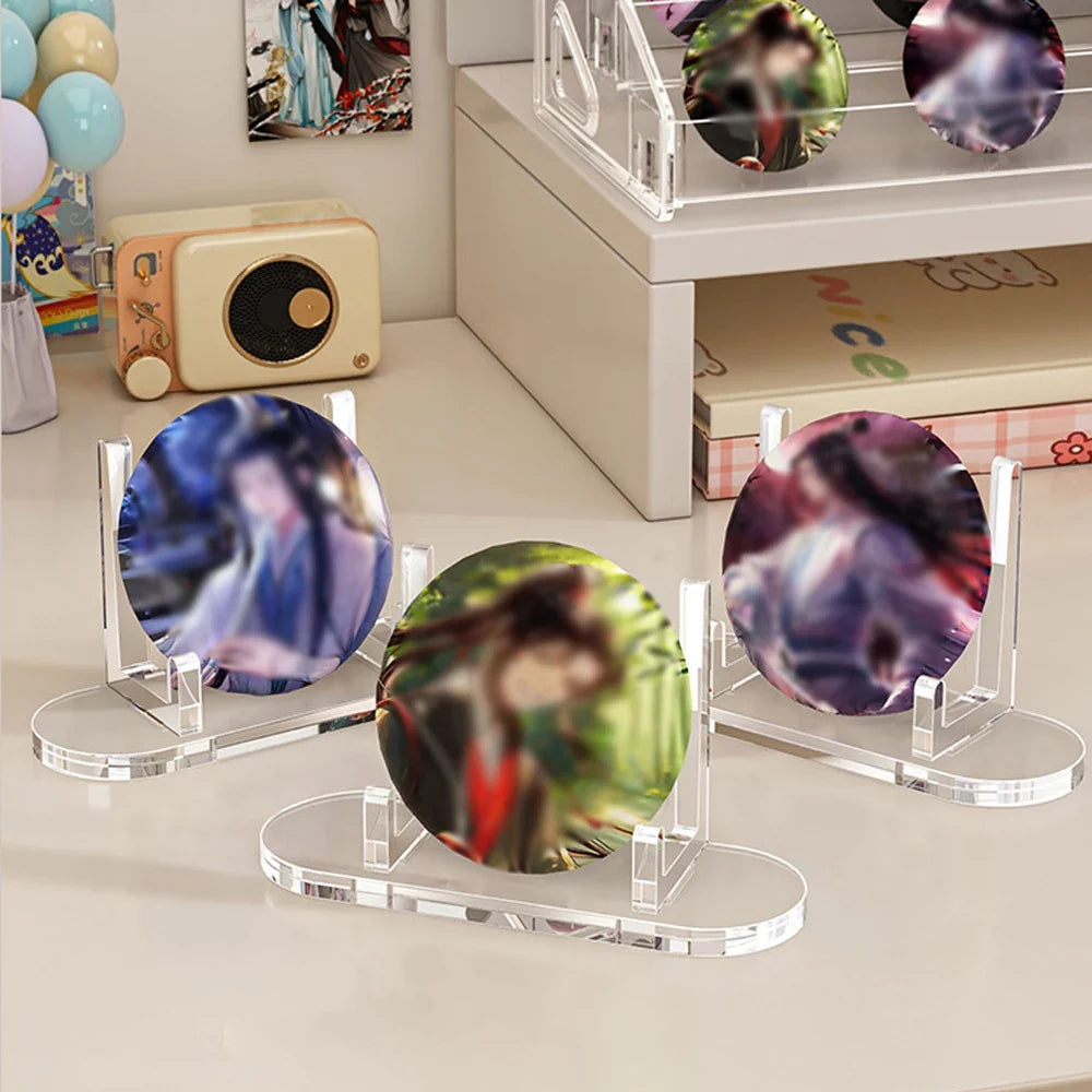 Transparent Acrylic Badge Display Holder Medals Honor Storage Stand