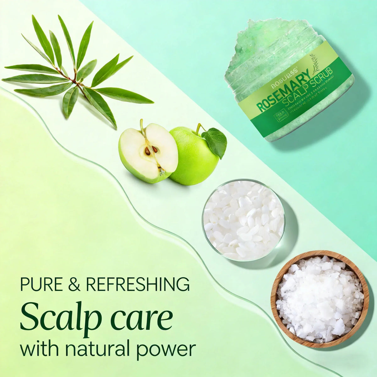 Rosemary Scalp Scrub – Natural Oil Control, All Hair Types