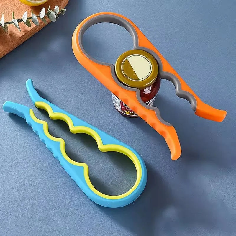 4-in-1 Can & Bottle Opener | Anti-Slip Multi-Function Tool