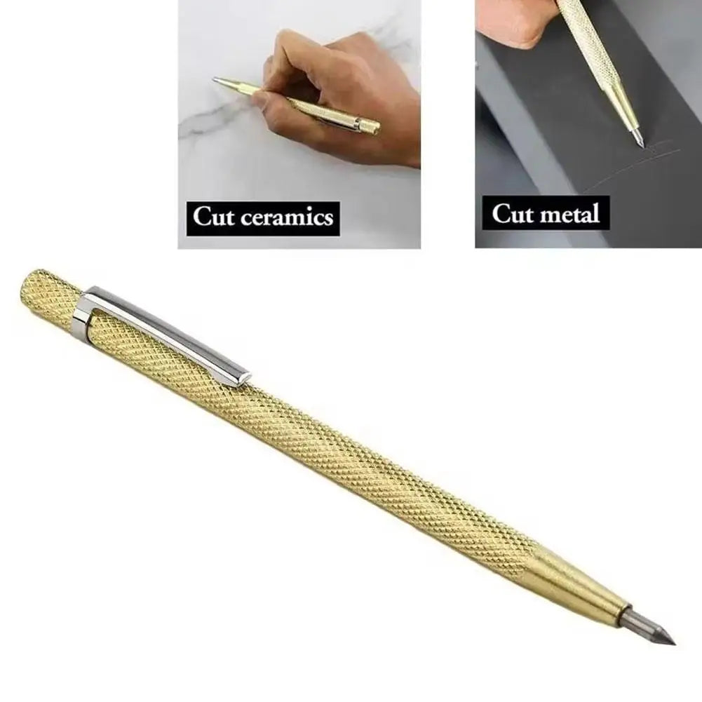 2-Pack Carbide Tip Scriber Pens – Glass, Tile & Metal Marking