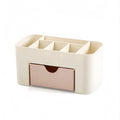 Makeup Organizer with Drawer & 6 Compartments | Cosmetic Storage