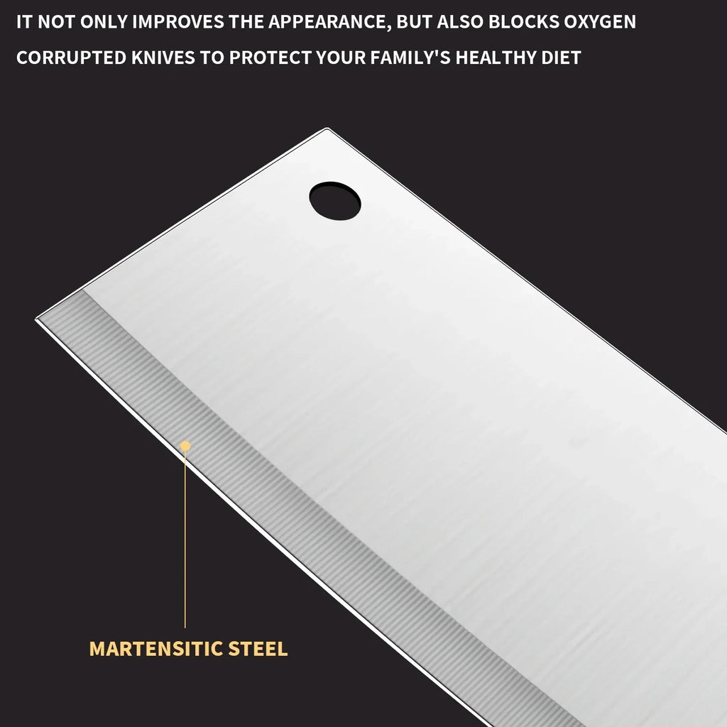 Professional Stainless Steel Utility Kitchen Knife – Anti-Slip Handle