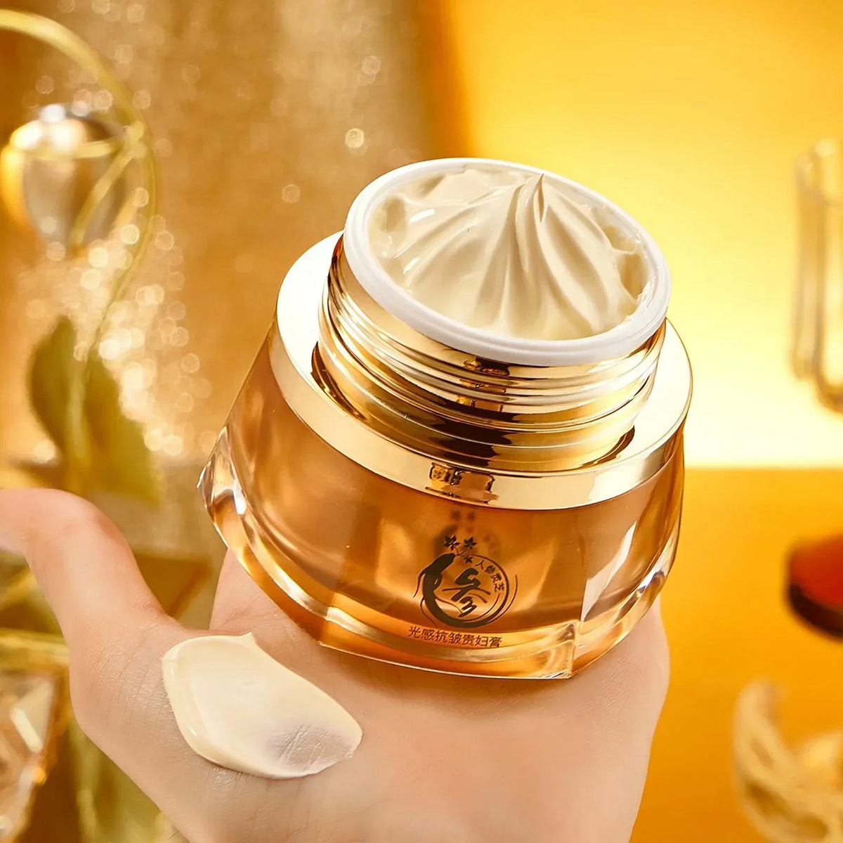 Ginseng Ganoderma Anti-Wrinkle Face Cream for Dry & Aging Skin