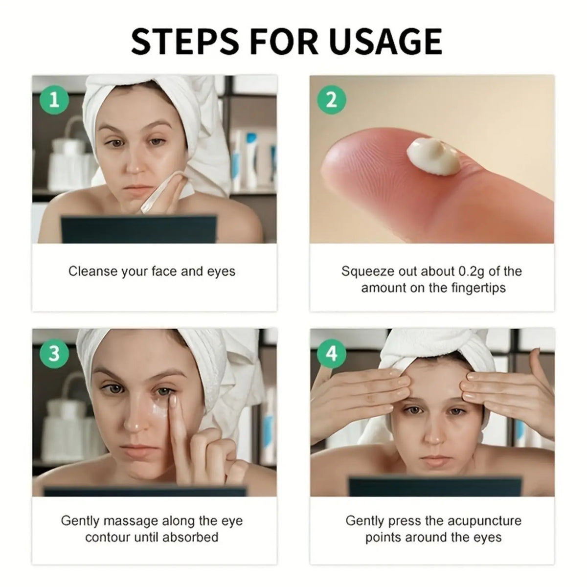 Caffeine Eye Cream Puffiness Bags Under Eyes Daily Anti-wrinkle