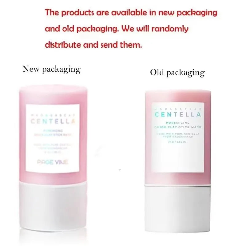 Pink Salt Facial Cleansing Mud Stick Soften Old Keratin Clean Pores