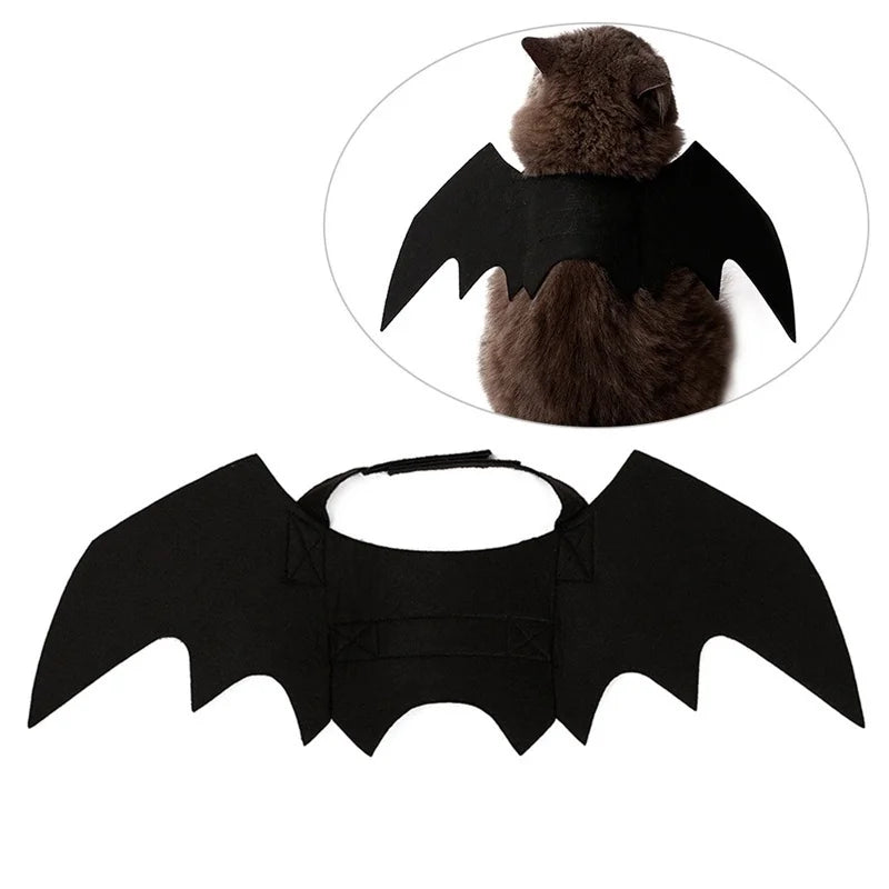 Halloween Bat Wings Harness Costume for Cats & Dogs