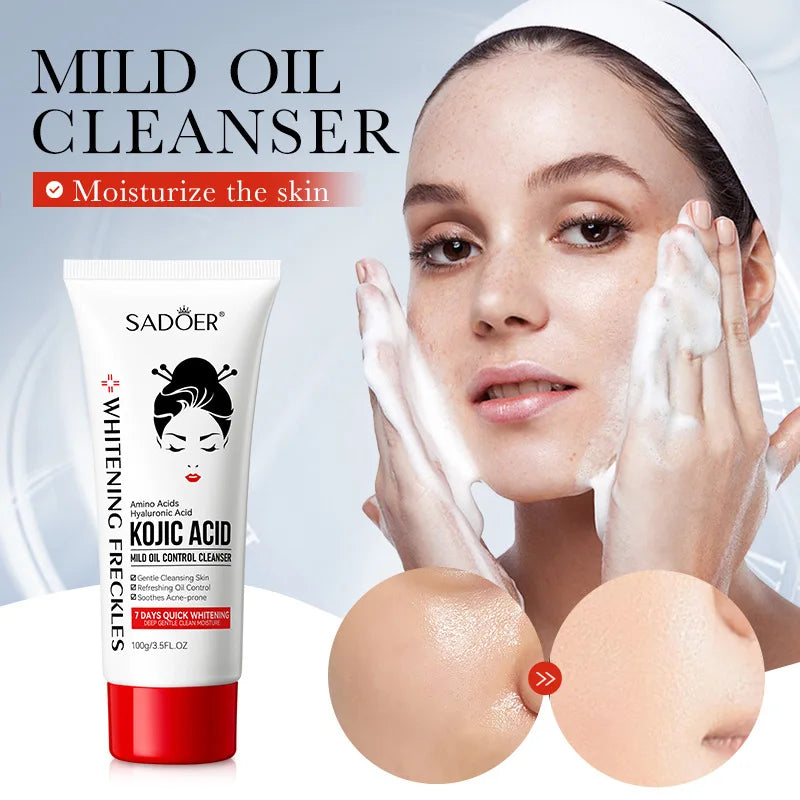 SADOER Kojic Acid Facial Cleanser – Brightening Face Wash