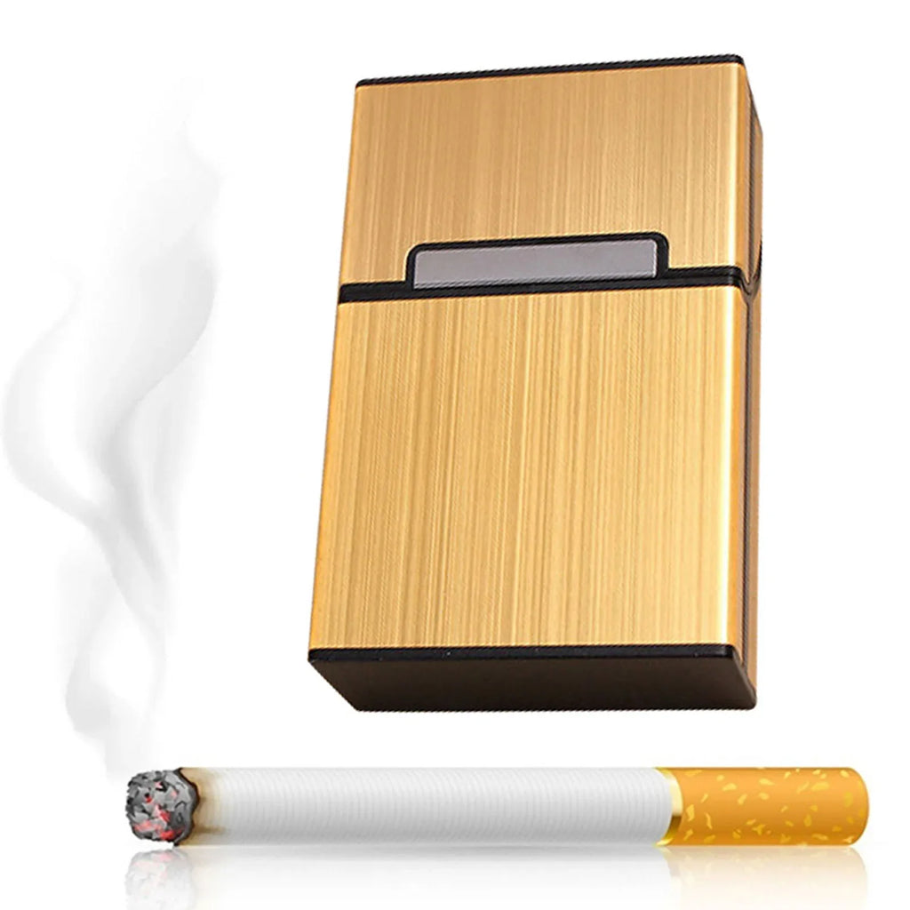 Aluminum Cigarette Case – 20-Capacity Portable Storage Box