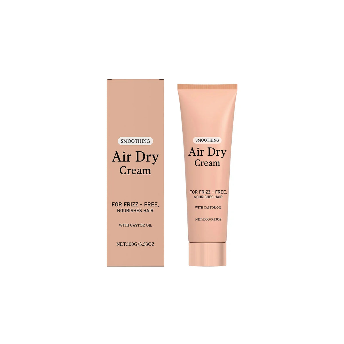 Keratin Air Dry Cream – Castor & Coconut Oil Frizz Control