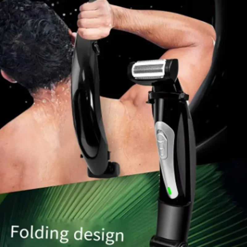 Men's Long-Handle Back & Body Hair Shaver Grooming Tool
