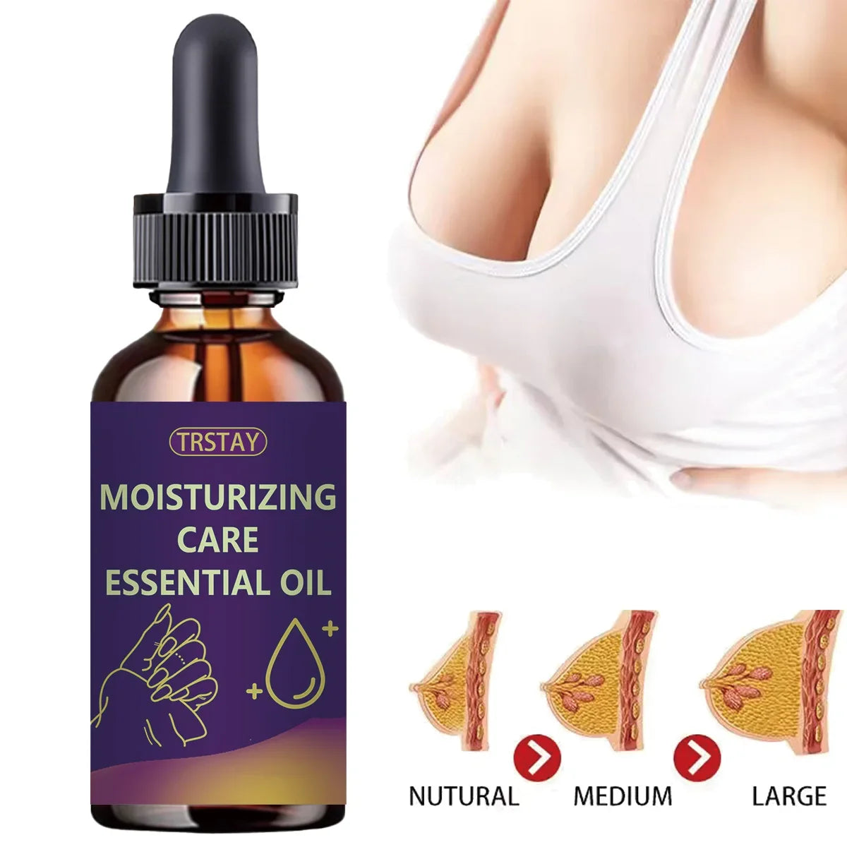 TRSTAY Bust Firming & Nourishing Body Oil | 5ml–50ml