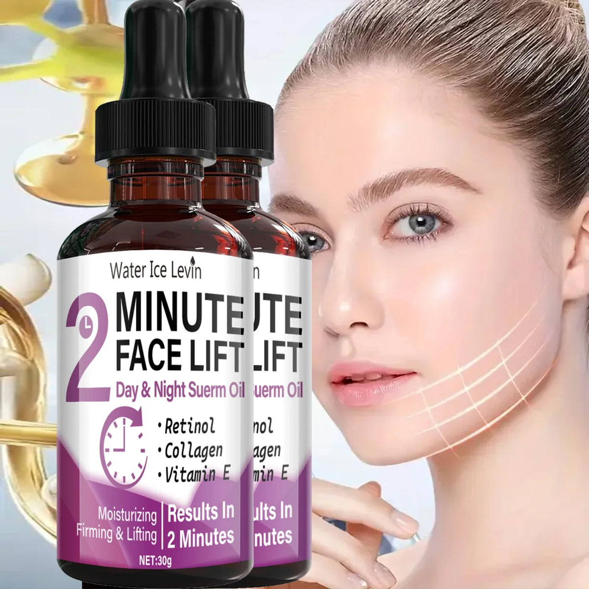 Retinol & Collagen Face Lift Serum Oil – Firming & Hydrating