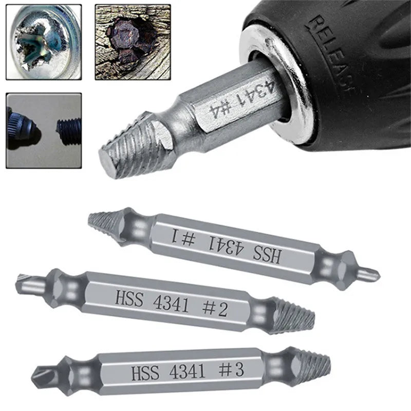 SLADE Stripped Screw Extractor Set – HSS Broken Bolt Remover