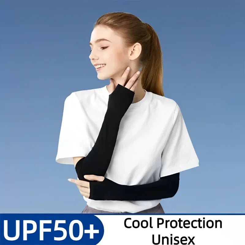 UV Cooling Compression Arm Sleeves – Unisex Sports Sun Cover