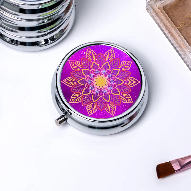 Circular Storage 3 Compartments Single Compartment Metal Small