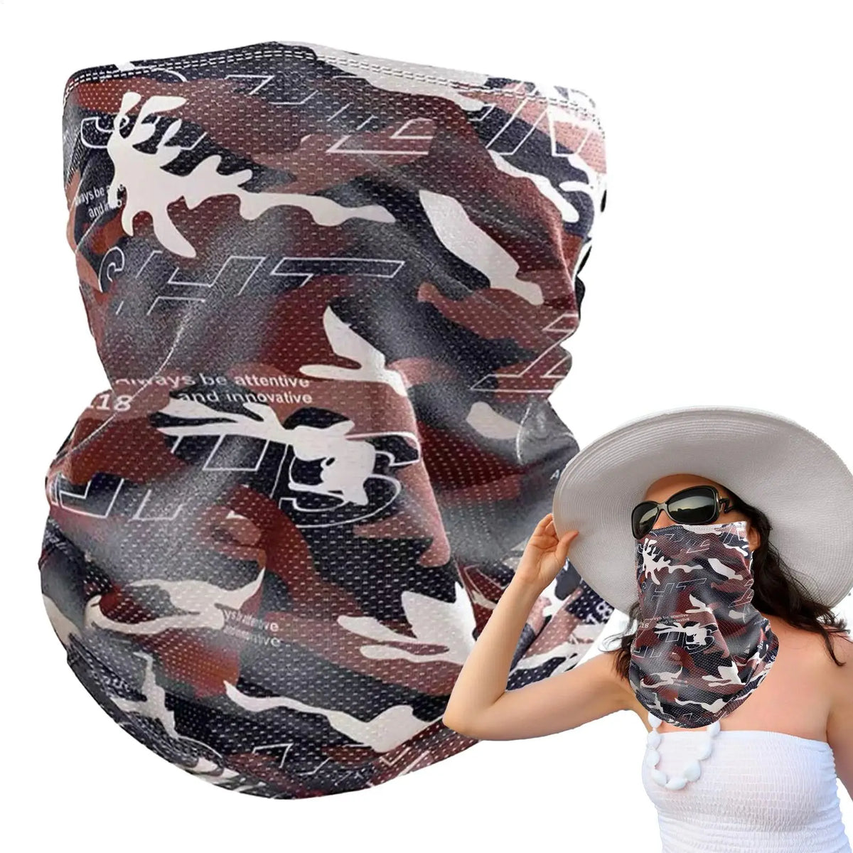 Breathable Cycling Face Gaiter | UV Protection Balaclava Scarf
