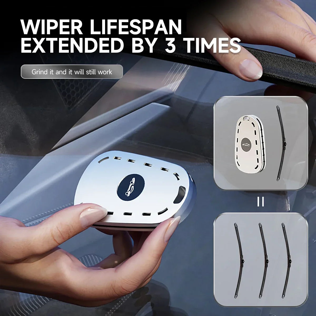 Car Wiper Blade Rubber Strip Repair Cutter Tool | Windshield