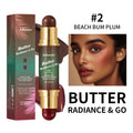 Lakerain Double-Headed Bronzer Blush Stick – Multiuse Glow