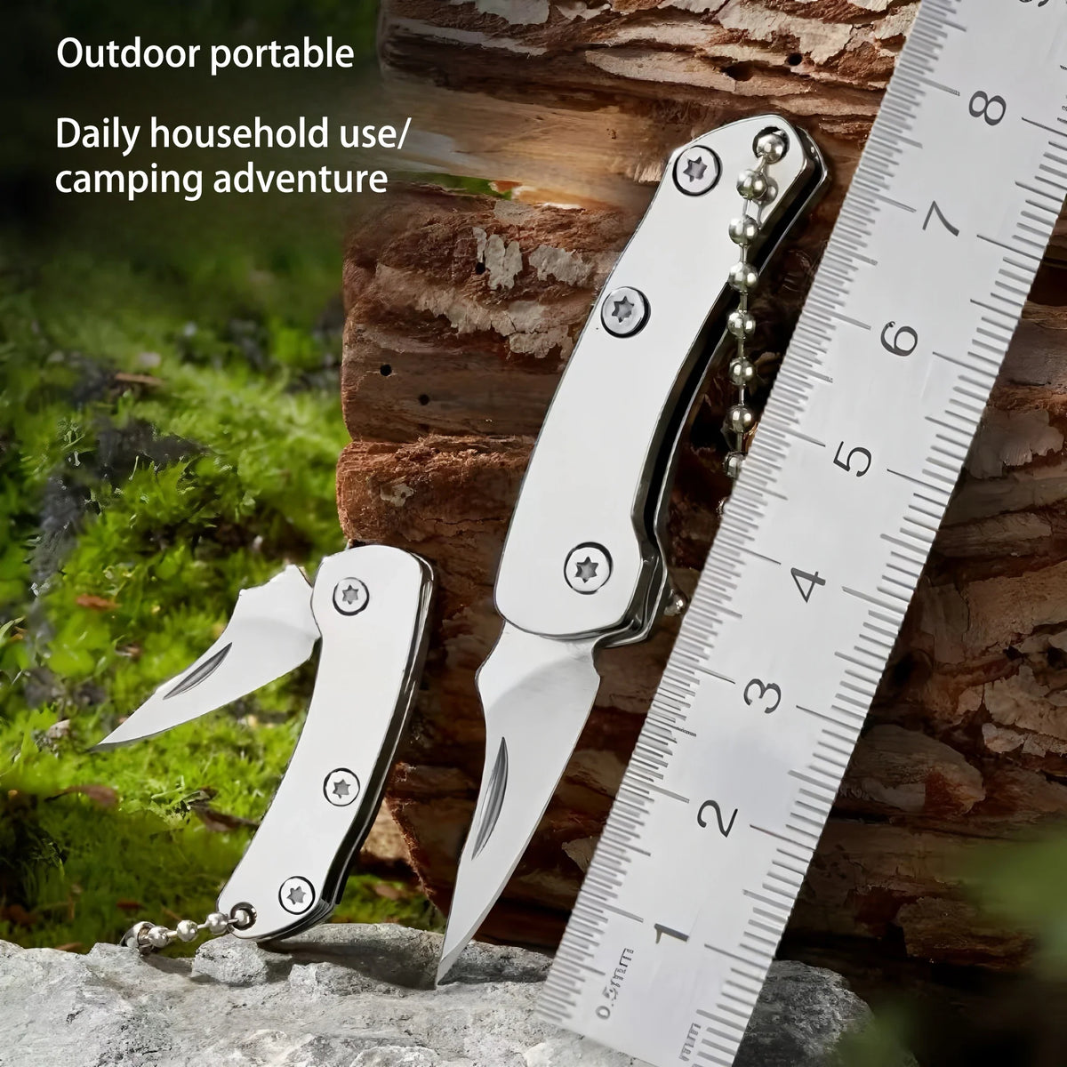 Mini Folding Pocket Knife – Keychain Utility & Unboxing Tool
