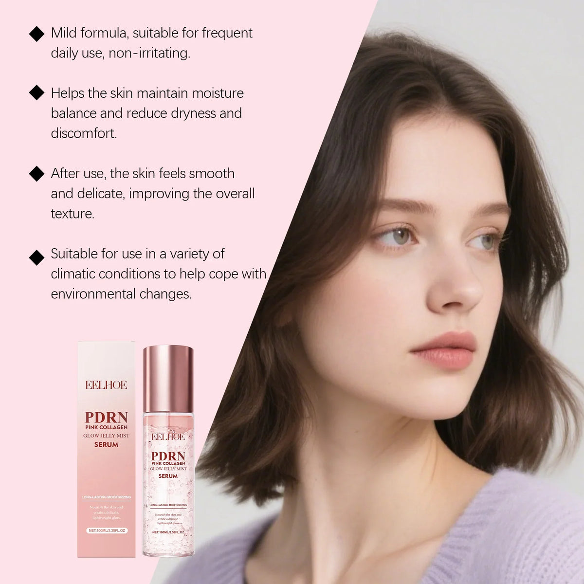 Collagen Essence Facial Mist – Hydrating Brightening Spray 100ml