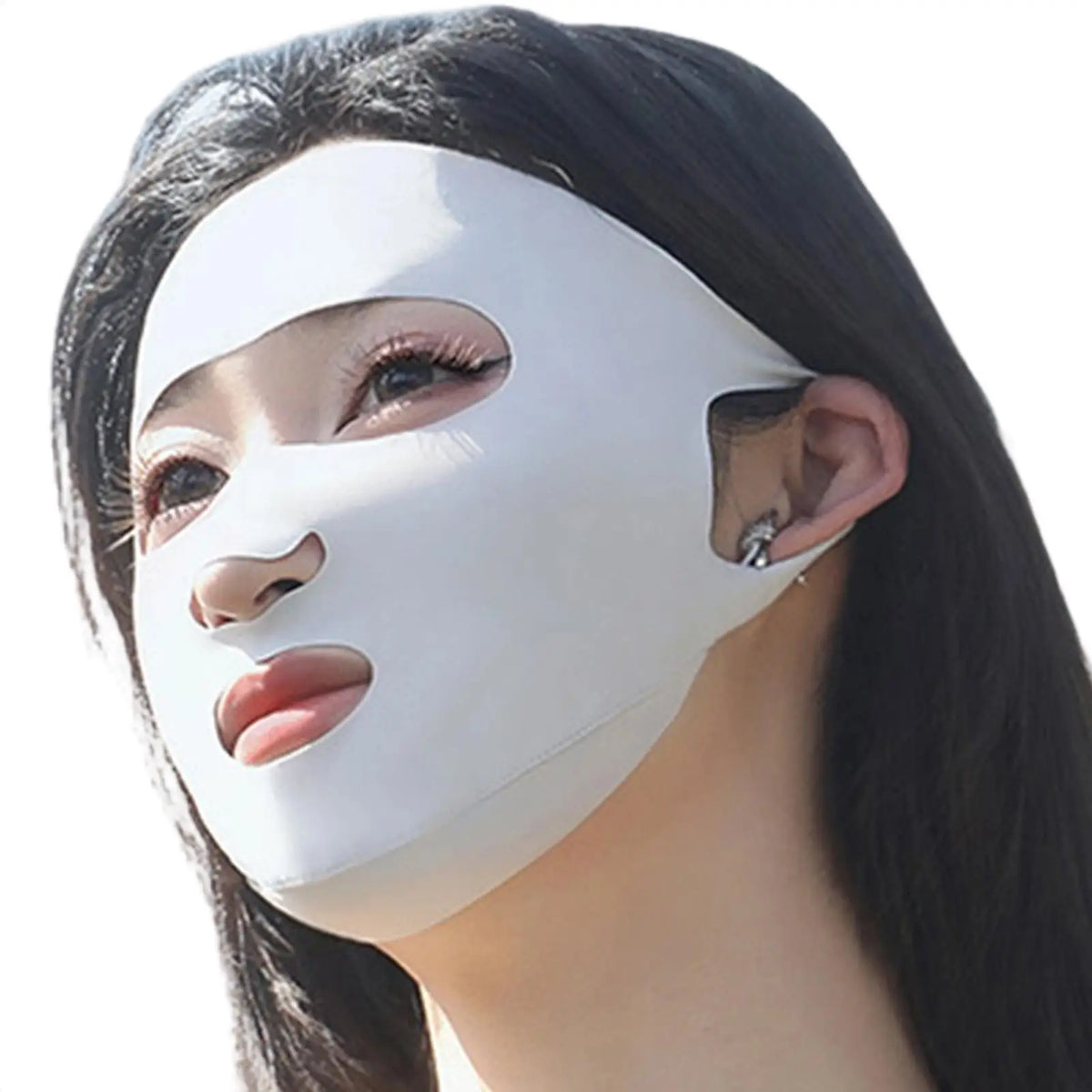 Full-Face UV Protection Mask | Breathable Ice Silk Sun Shield