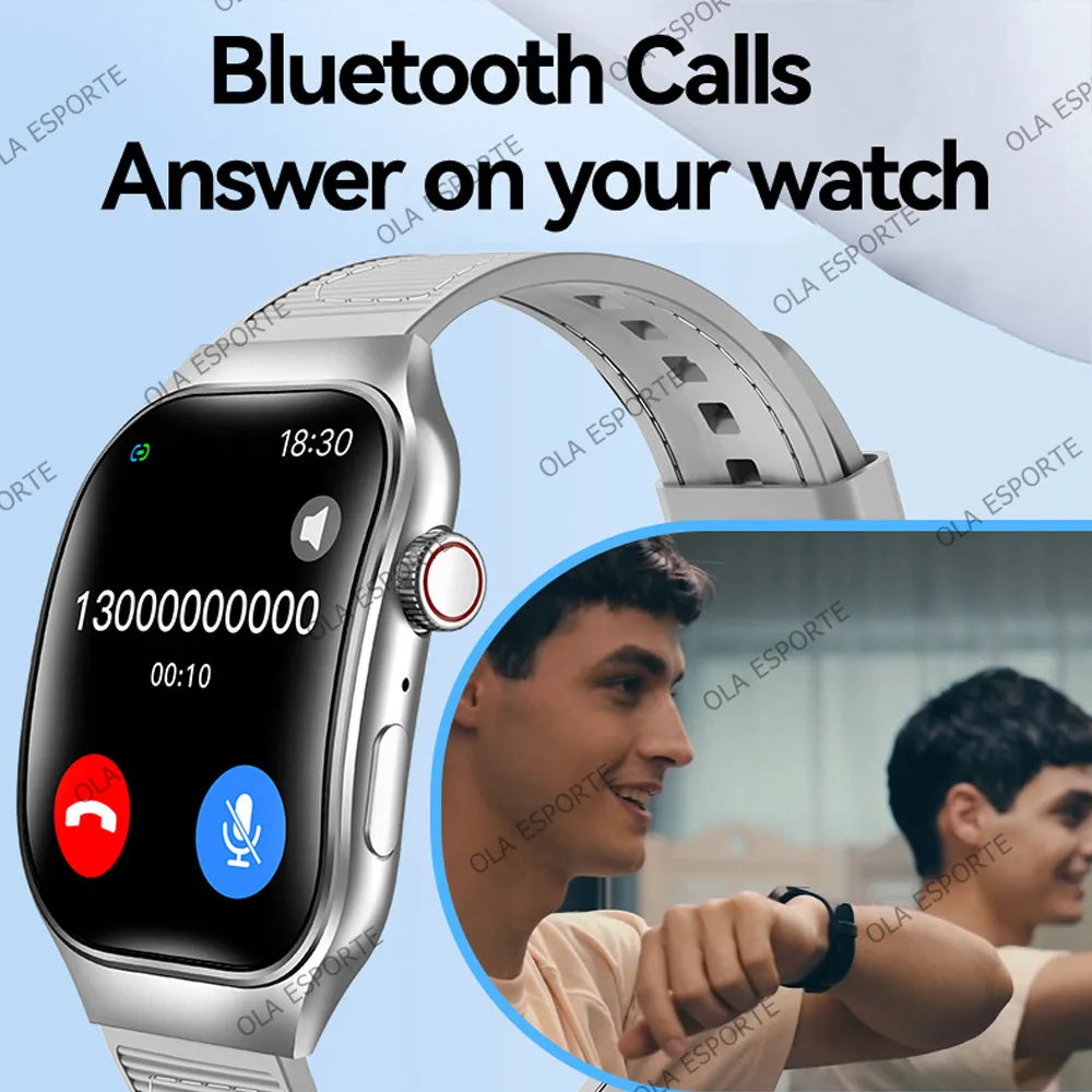 HW12 Curved AMOLED Smartwatch 2.01" Bluetooth 5.3 Fitness Watch