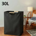 Foldable Laundry Basket Extra Large Storage Hamper Wooden Handles