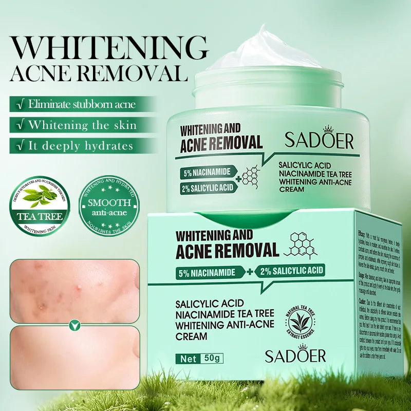 Salicylic Acid Nicotinamide Tea Tree Acne Repair Face Scar Cream