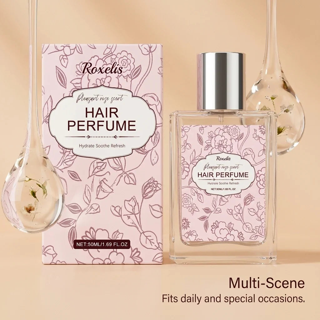 Rose Hair Perfume Mist – Moisturizing & Long-Lasting Scent