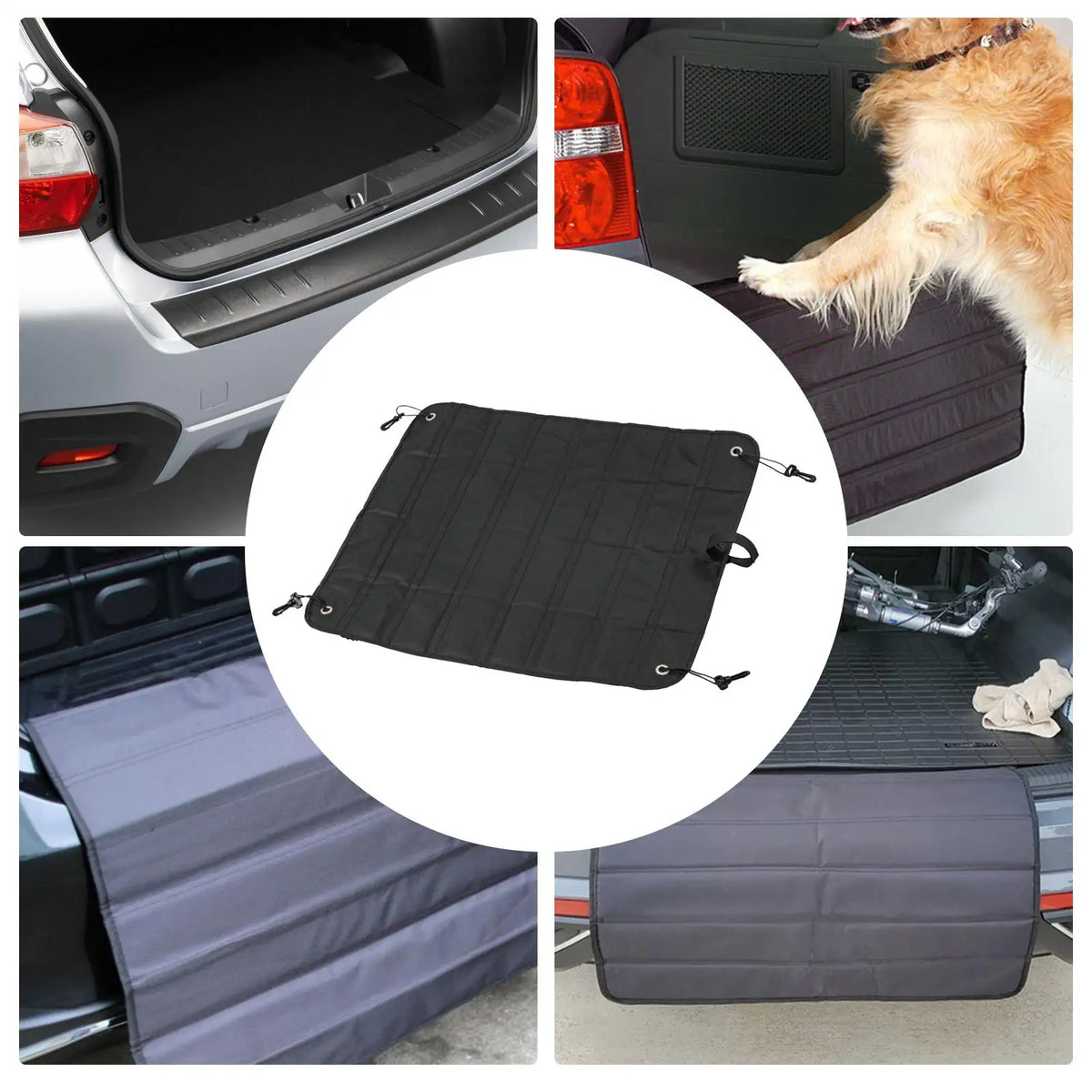 Foldable Car Bumper Guard & Waterproof Cargo Mat for SUV
