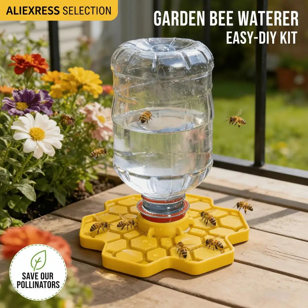 Bee Water Feeder Honeycomb Tray – Safe Honeybee Drinking Station