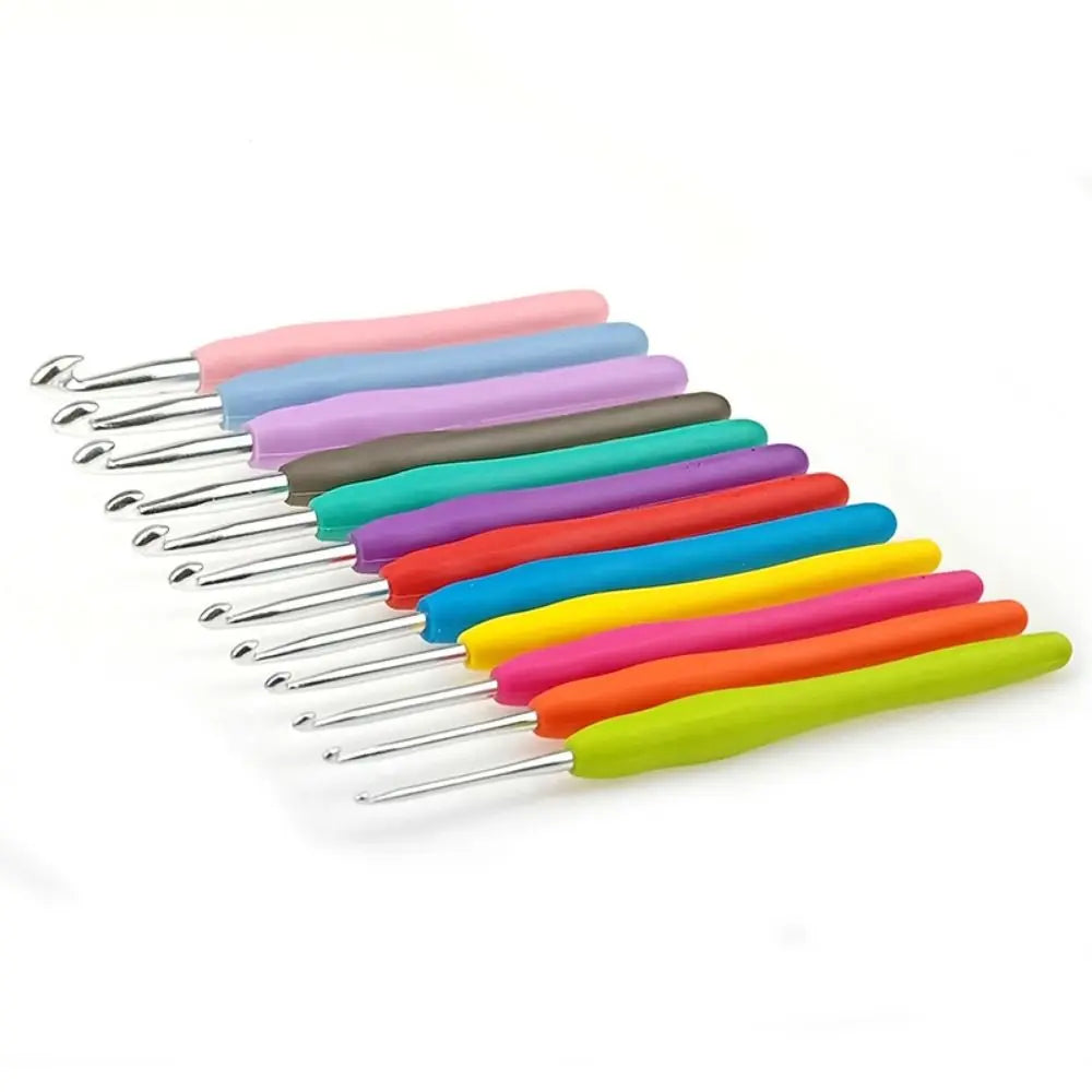 Ergonomic Crochet Hooks Set 2–8mm | Soft Grip & Storage Case