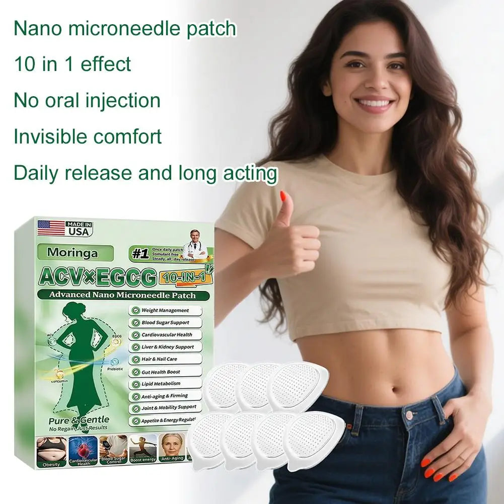 Moringa Nanos Microneedles Painless Men Women Non-invasive