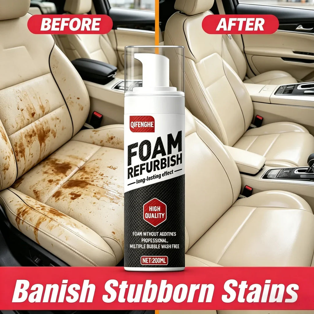 200ml Car Foam Cleaner – Interior & Exterior Stain Remover