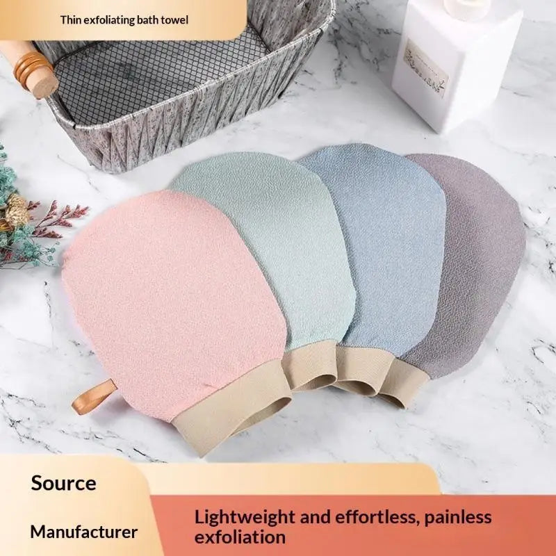 Exfoliating Bath Gloves – Microfiber Scrub Gloves 4 Pack