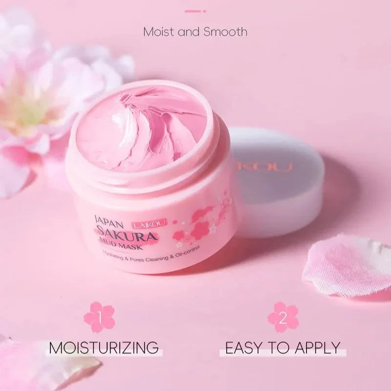 LAIKOU Sakura Mud Mask 25g – Deep Cleanse & Oil Control