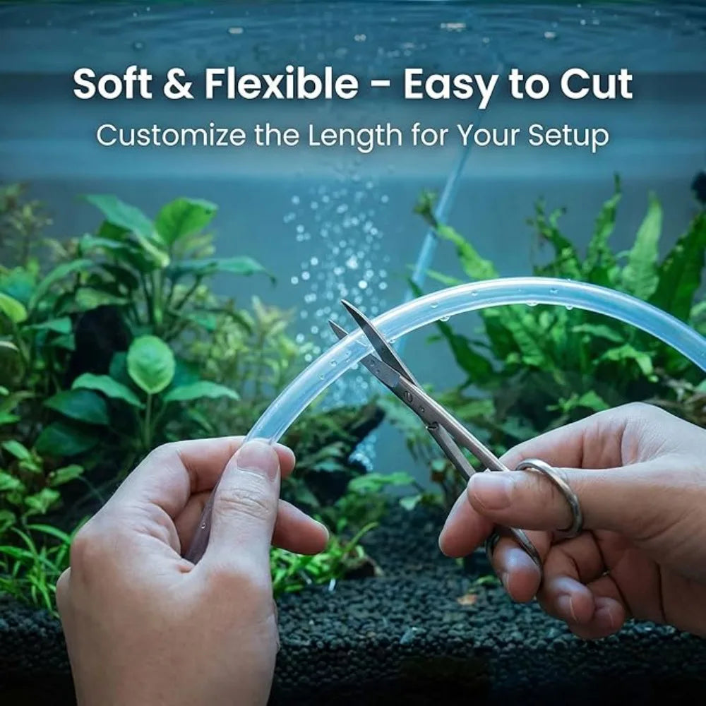 Aquarium Silicone Air Hose 4x6mm – 3m & 10m Fish Tank Tubing