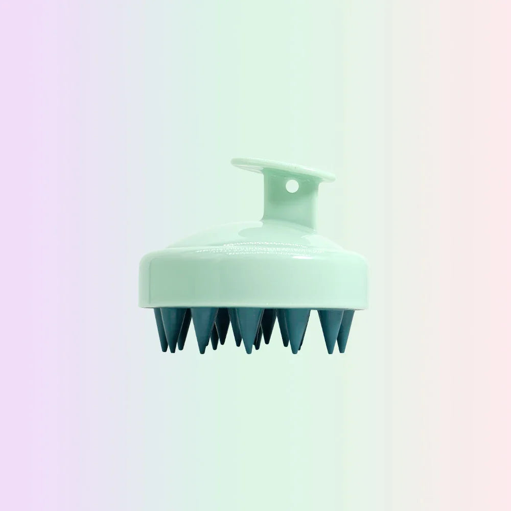 Soft Silicone Scalp Massager Shampoo Brush – Men & Women