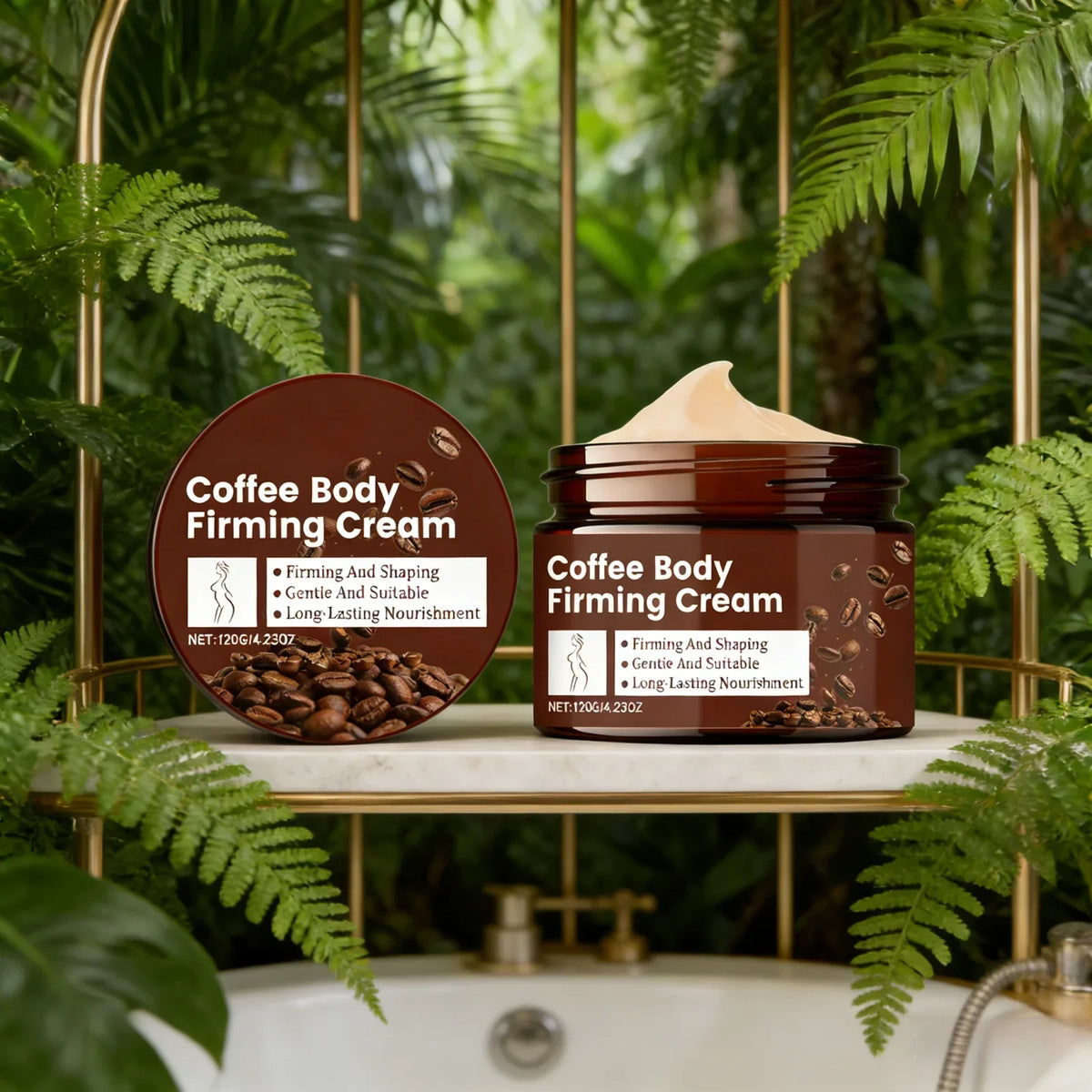 Coffee Firming Body Cream | Deep Hydration & Skin Lifting 120g