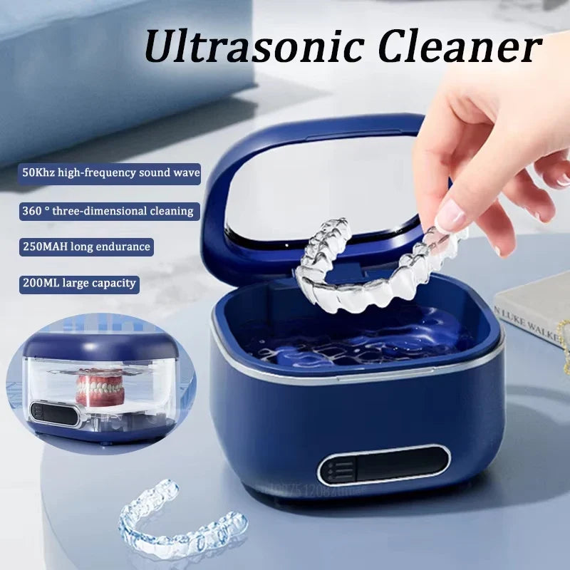 Ultrasonic Cleaner for Jewelry, Dentures & Retainers – USB