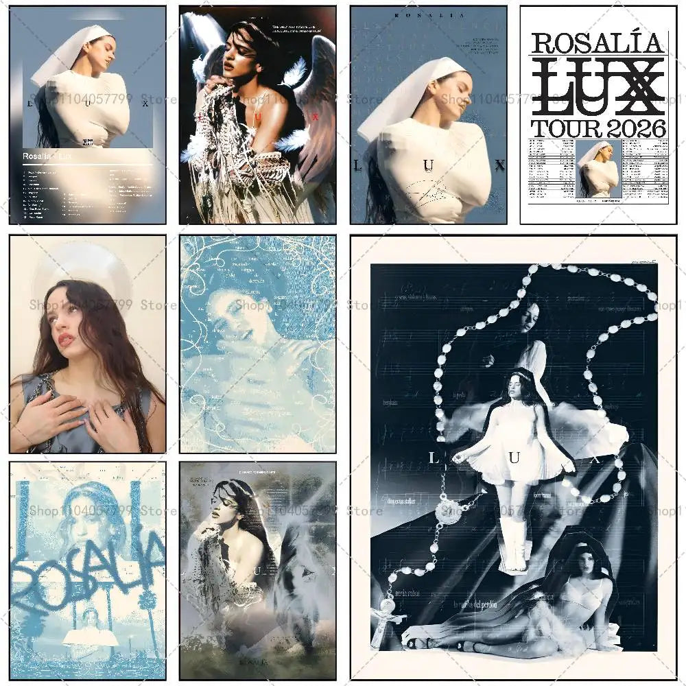 Rosalia Lux Album Poster – Self-Adhesive Waterproof Wall Sticker