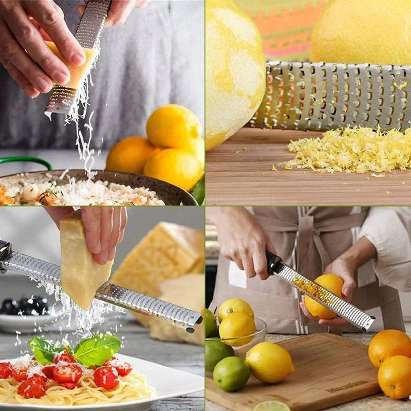 Stainless Steel Cheese Grater Slicer Lemon Zester Chocolate Chopper
